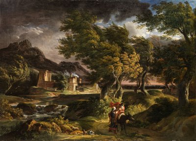 Stormy Landscape by Johann Christian Reinhart